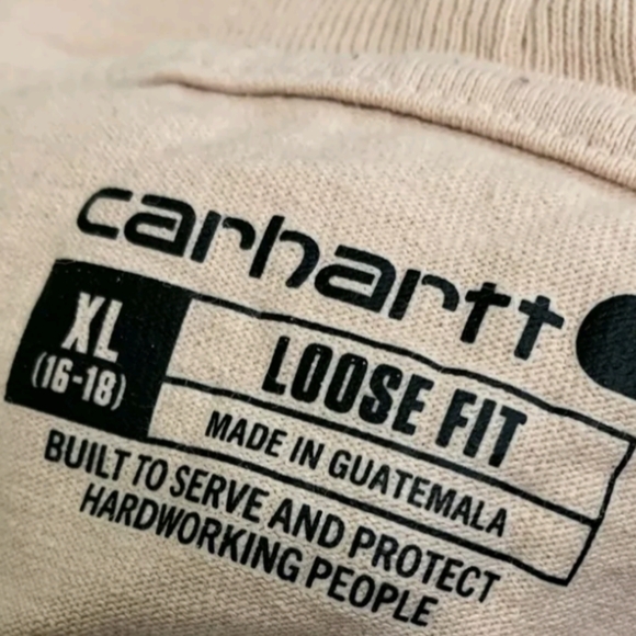Carhartt Ash Rose Loose Fit Heavyweight Long Sleeve Graphic T-Shirt Size XL - Picture 4 of 5